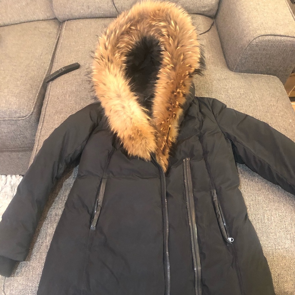 Mackage fur trim down coat